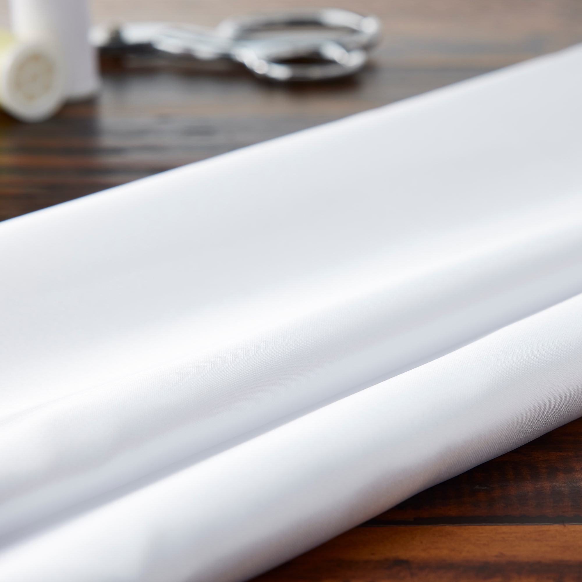 Feldman White Costume Satin